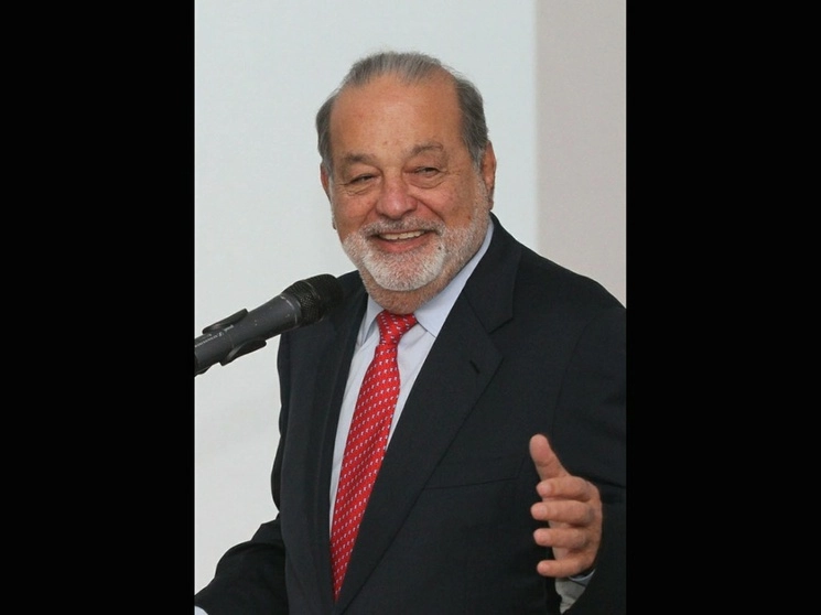 El empresario Carlos Slim acudió a comer en privado con el presidente Andrés Manuel López Obrador. Foto José Antonio López / Archivo 