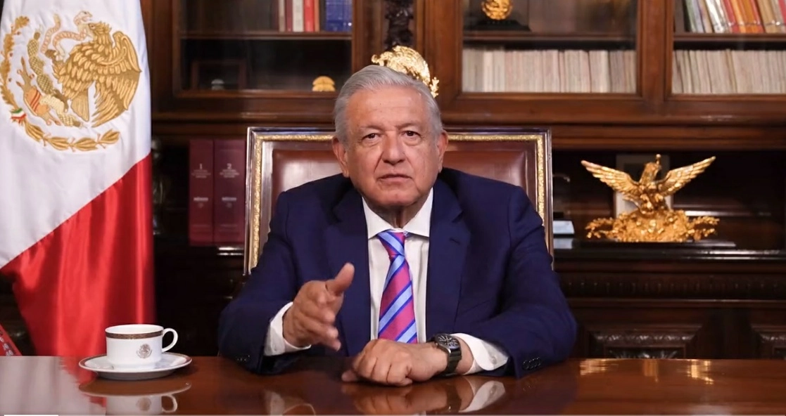 El Presidente López Obrador envía mensaje condenatorio sobre la invasión rusa a Ucrania. Foto @lopezobrador_