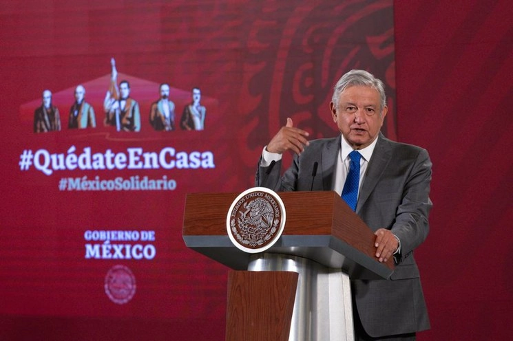 Los empresarios Carlos Slim, Alberto Baillères y Germán Larrea están de acuerdo con el plan de rescate económico del gobierno federal, afirmó el presidente Andrés Manuel López Obrador. Foto Pablo Ramos
