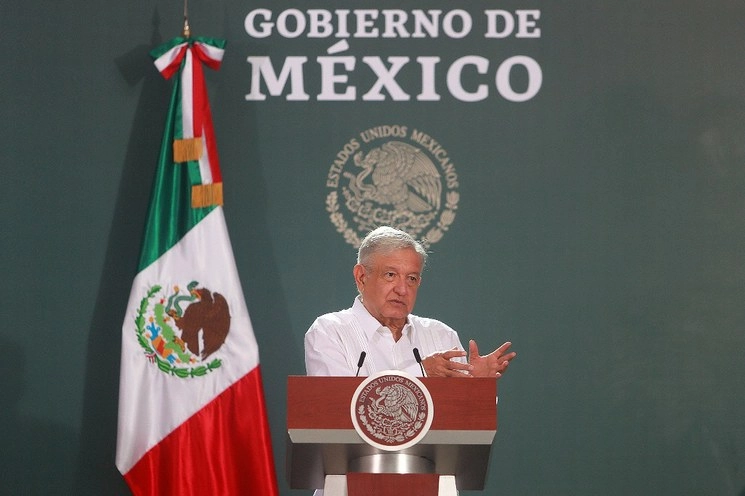 El presidente Andrés Manuel López Obrador acotó que la cooperación con el gobierno de Estados Unidos, como la que se dio para congelar cuentas del ‘cártel Jalisco Nueva Generación’, se limita básicamente al intercambio de información. Foto Notimex 