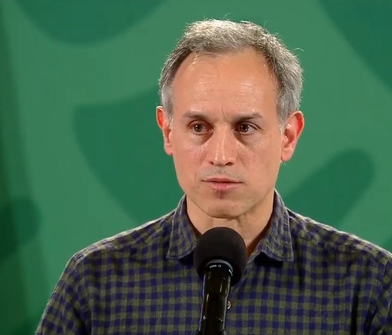 El subsecretario de Salud, Hugo López-Gatell durante conferencia de prensa. Fotograma tomado del video emitido por el Gobierno de México