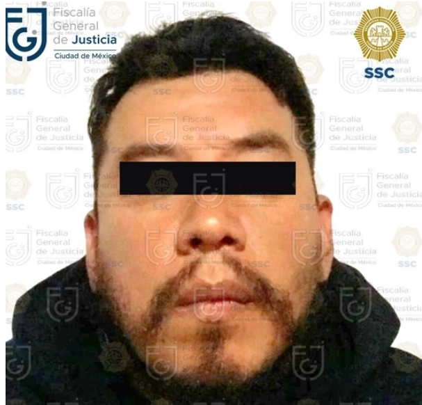 Lenin Canchola tras su detención en imagen de archivo. 