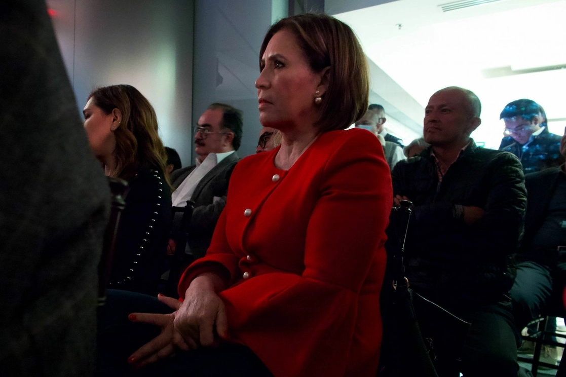 Rosario Robles, ex secretaria federal, durante la presentación de un libro, el pasado 19 de enero. Foto Cuartoscuro 