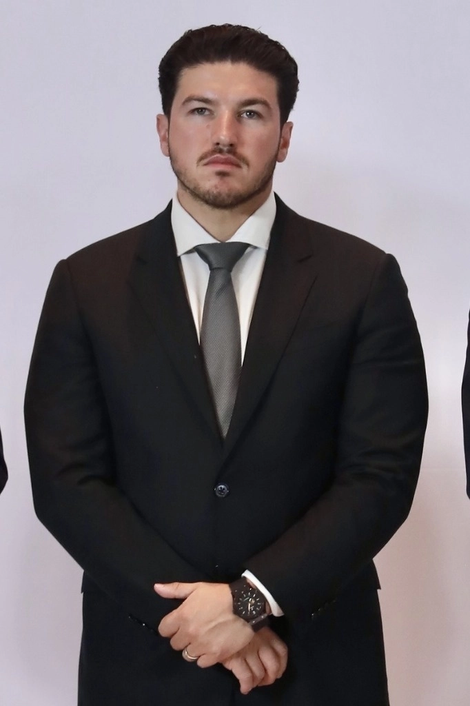 Samuel García, gobernador del estado de Nuevo León, tras una reunión con la presidenta electa, Claudia Sheinbaum, el 6 de agosto de 2024. Foto Luis Castillo