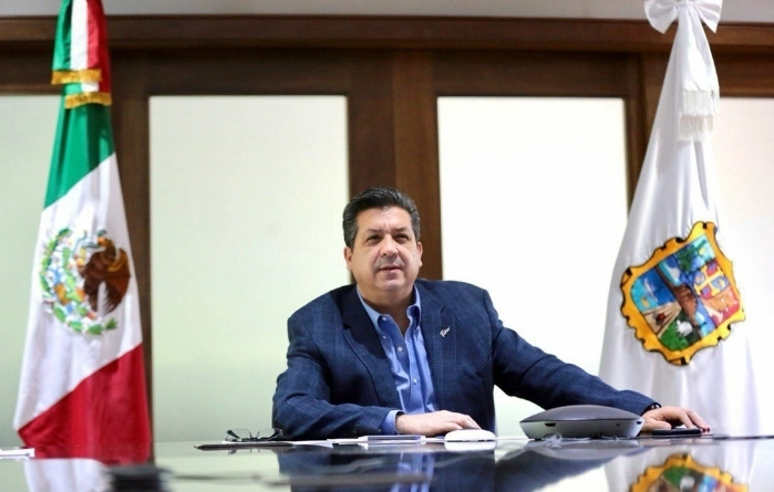 Francisco Javier García Cabeza de Vaca, entonce gobernador de Tamaulipas. Foto Cuartoscuro / archivo