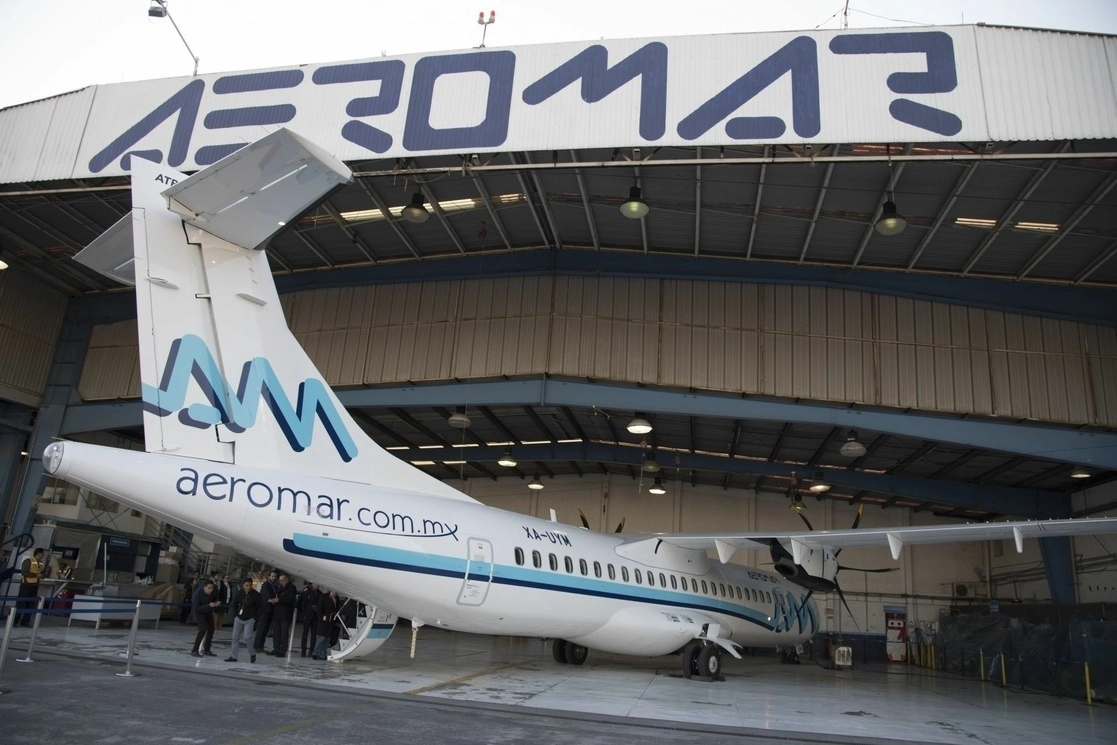 Avión de Aeromar en el Aeropuerto Internacional de la Ciudad de México. Foto Cuartoscuro / Archivo