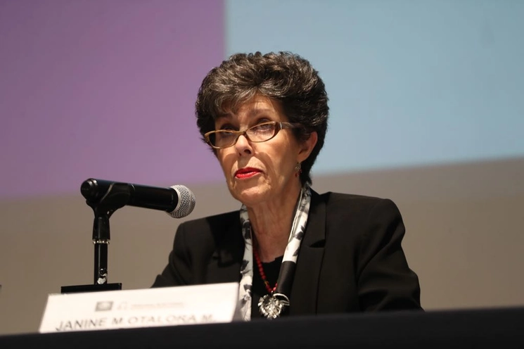 Janine Otálora, magistrada de la Sala Superior del TEPJF en imagen de archivo. Foto INE