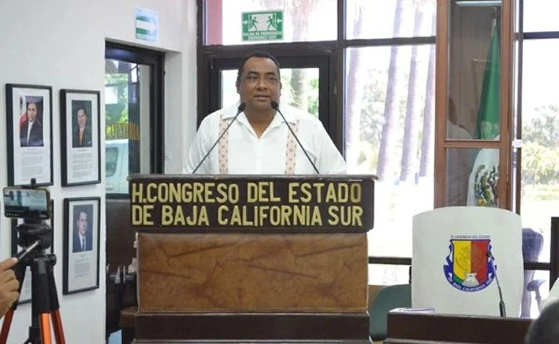 El diputado Juan Pérez Cayetano, integrante de la XVI Legislatura en Baja California Sur, en imagen de archivo. Foto La Jornada