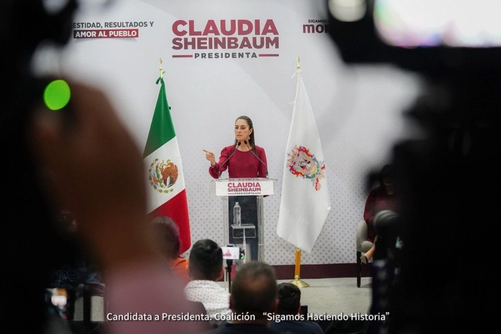 Imagen tomada del perfil de X de Claudia Sheinbaum