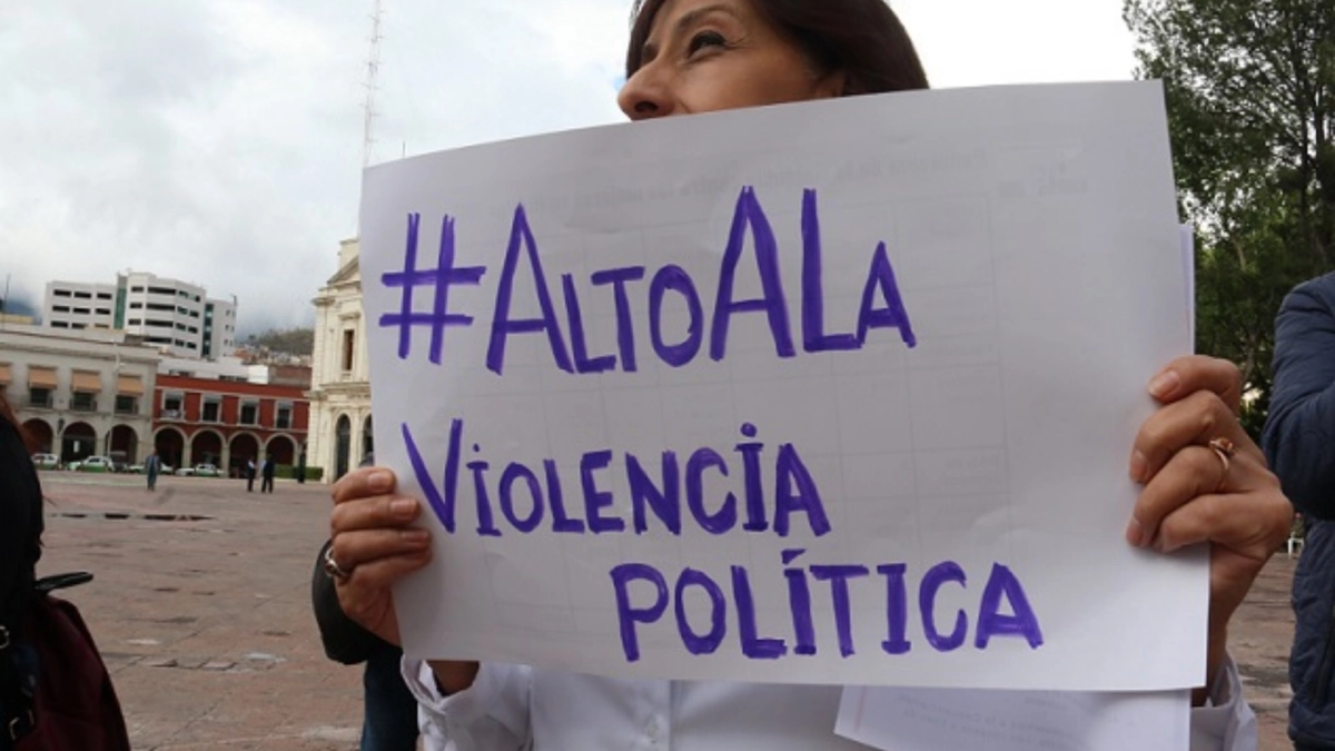Protesta en contra de la violencia política en imagen de archivo. Foto tomada de la página web 