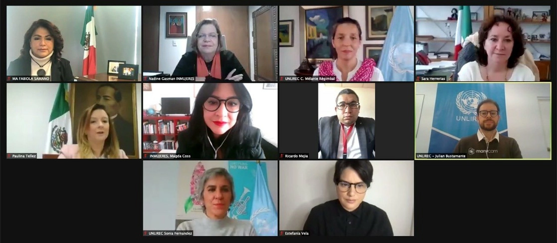 Se realizó el conversatorio virtual: "El control de armas de fuego para reducir la violencia contra las mujeres". Foto tomada de la cuenta de Twitter @nadgasman