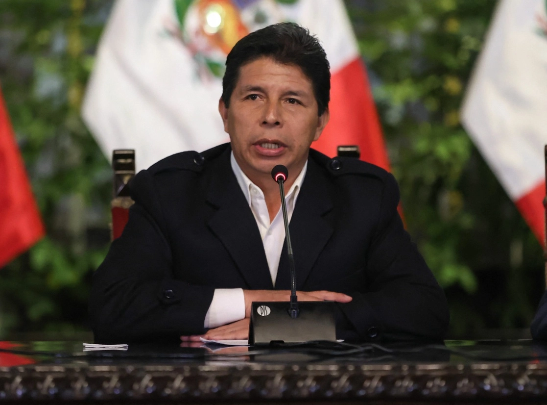 El presidente de Perú, Pedro Castillo. Foto Afp