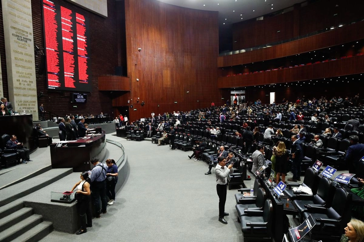 Sala de sesiones de la Cámara de Diputados, el 23 de septiembre de 2025.