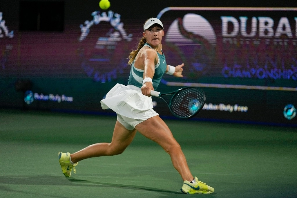 La Jornada - Andreeva se convierte en Dubai en la finalista más joven de un WTA 1000