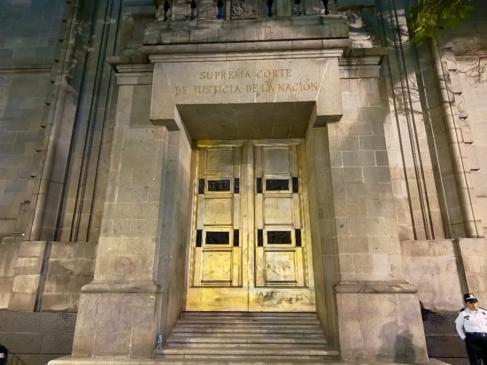 Fachada de la Suprema Corte de Justicia de la Nación en CDMX, el 4 de noviembre de 2024. 
