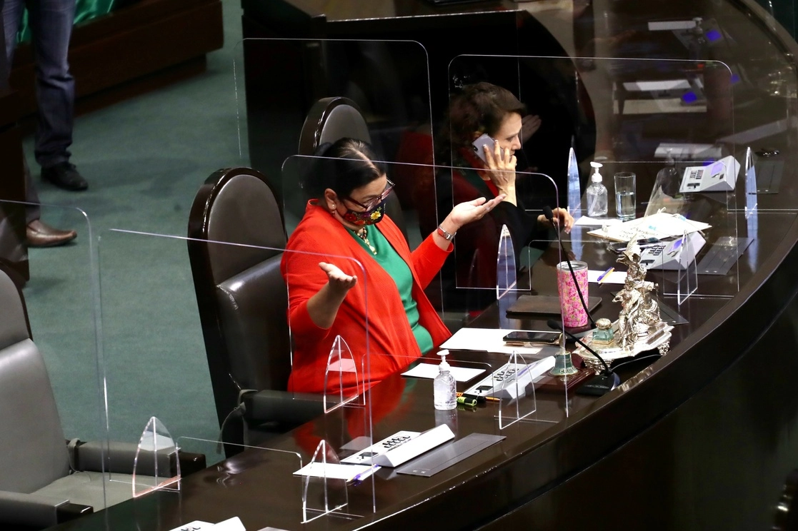 Dulce María Sauri, presidenta de la Mesa Directiva de la Cámara de Diputados, en imagen de archivo. Foto Luis Castillo 