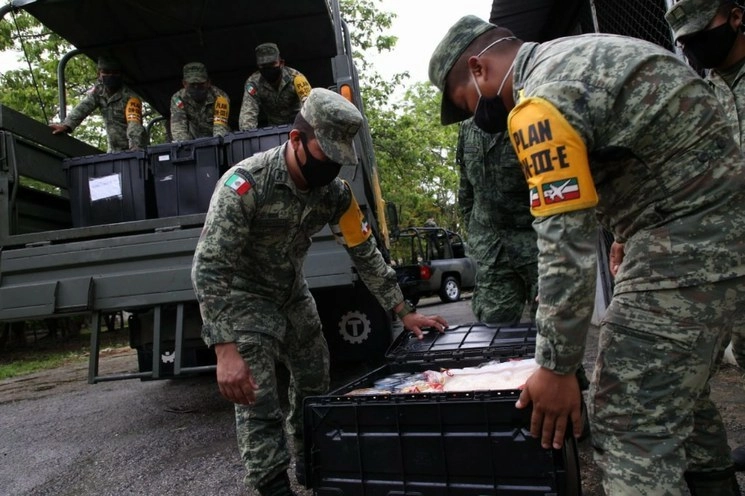 Elementos del Ejército mexicano en imagen de archivo. Foto cortesía Sedena