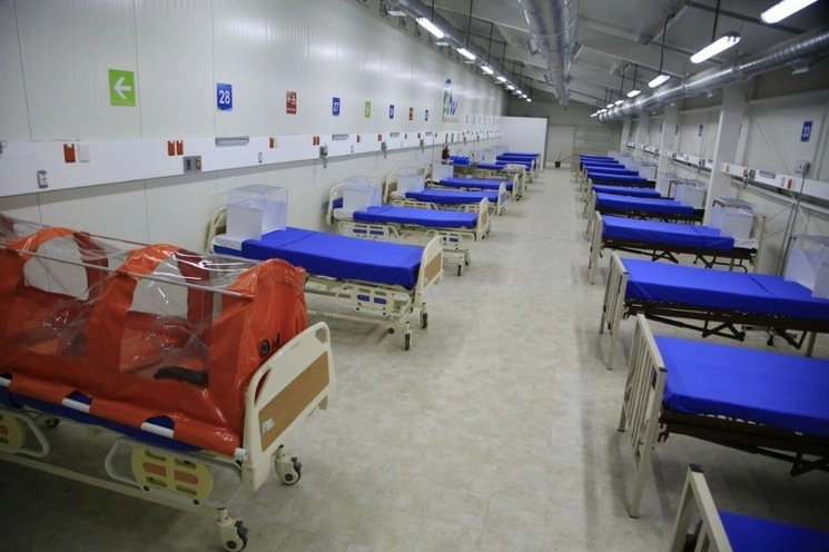 Camas en hospitales del estado.  Foto tomada del Twitter de @fgcabezadevaca