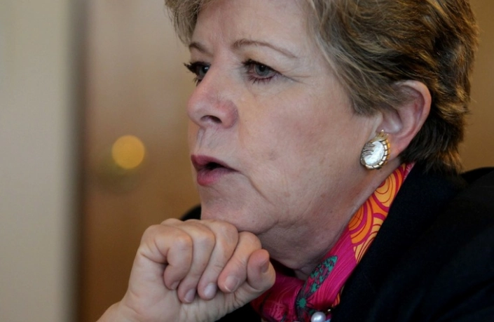 La titular de la SRE, Alicia Bárcena. Foto Marco Peláez / Archivo