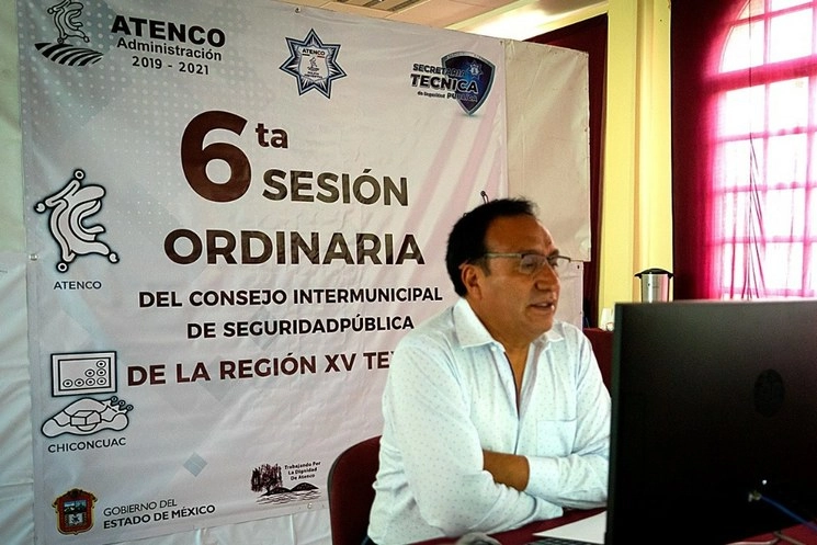 El presidente municipal, Hugo Reyes Núñez detalló que el panteón se construirá en la zona centro de la localidad. Foto tomada del Facebook de Atenco