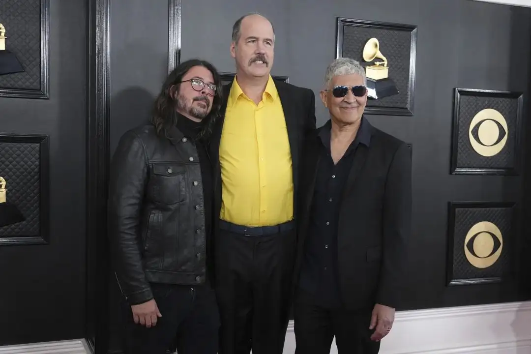 Nirvana.- Dave Grohl, Krist Novoselic y Pat Smear de Nirvana en la edición 65 de los
Premios Grammy en 2023