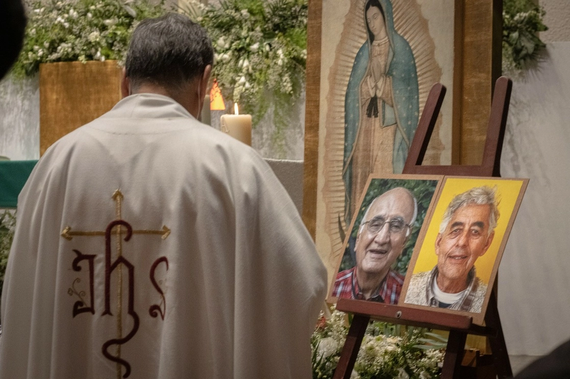 Misa en honor de los religiosos asesinados, el pasado 21 de junio. Foto tomada del Facebook de @jesuitasenmexico