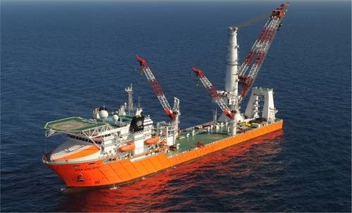 Imagen de la embarcación OSA Goliath tomada en marzo de 2014. Foto La Jornada