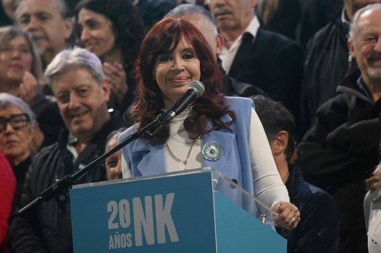 La justicia anuló una causa contra la vicepresidenta argentina Cristina Kirchner. Foto Ap