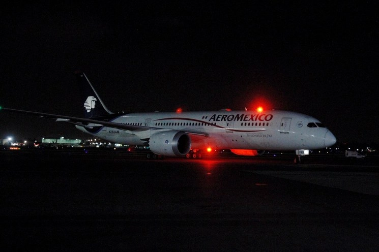 Aeroméxico dio a conocer el nuevo ajuste de los vuelos que podrán salir a partir del 1 de junio desde la Ciudad de México. Foto Cristina Rodríguez 