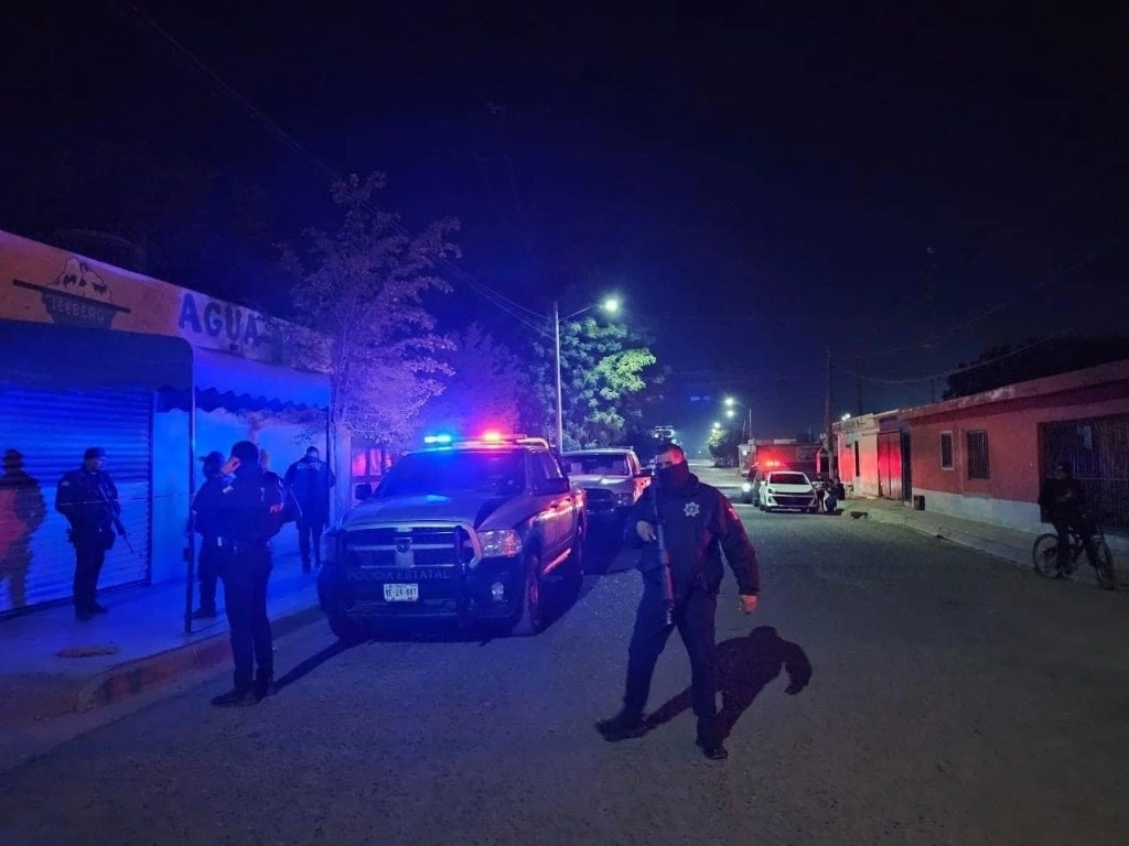 Operativo policiaco en Cajeme. Foto La Jornada