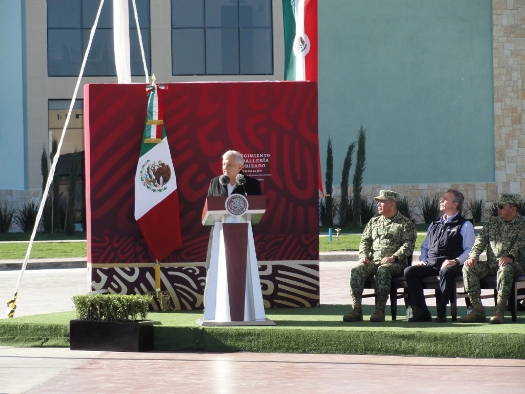 El presidente Andrés Manuel López Obrador anunció la apertura de la  Agencia Nacional de Aduanas Mexicana en septiembre. Foto La Jornada