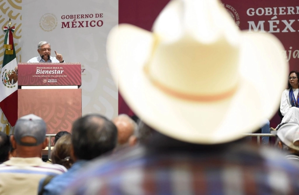 El presidente Andrés Manuel López Obrador anunció ayer un decálogo de acciones para Baja California. Foto Cuartoscuro