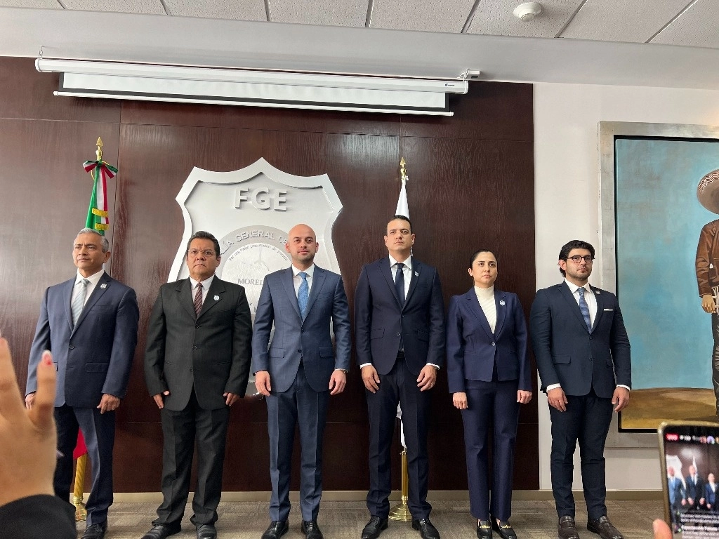 Maldonado Ceballos anunció el relevo del fiscal metropolitano, y otros cuatro más en diferentes áreas de esta institución. Foto Rubicela Morelos
