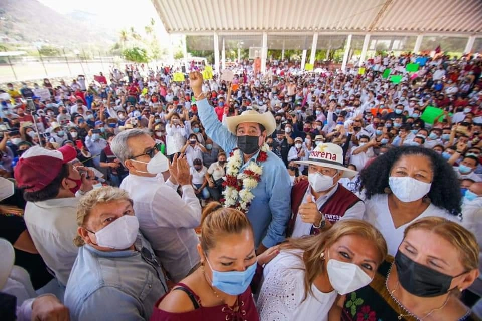 El candidato no  realizó proselitismo antes debido a que estaba en duda su postulación. Foto La Jornada