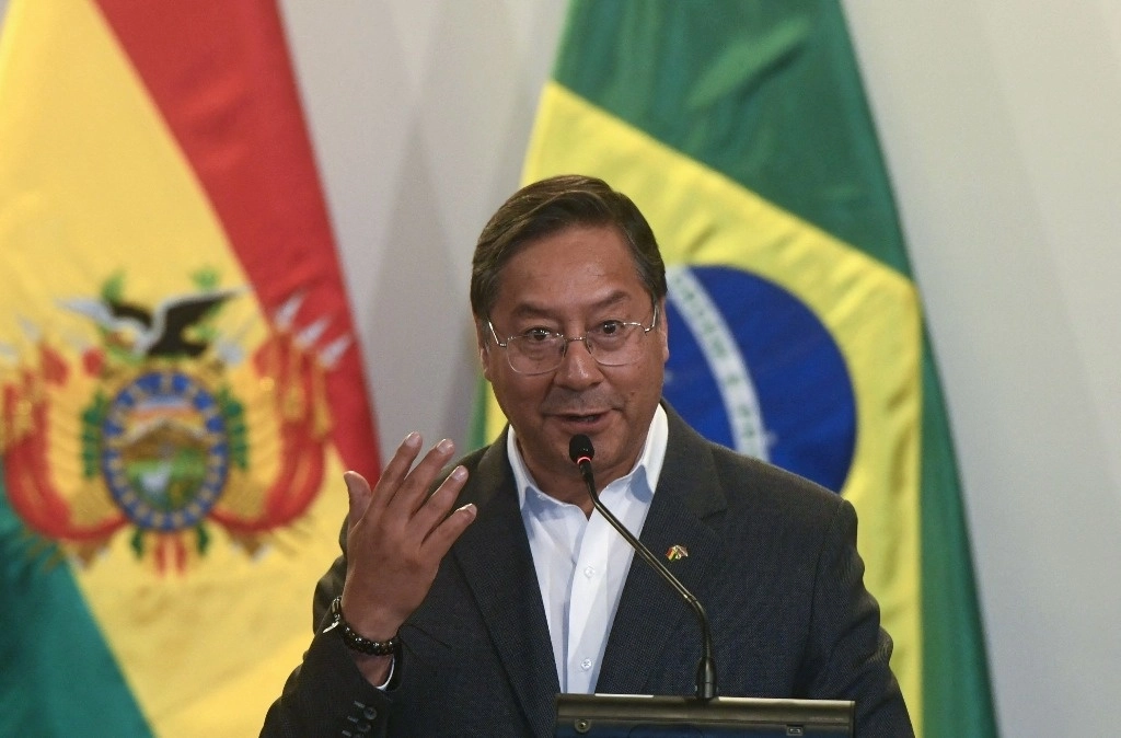 Luis Arce, presidente de Bolivia, en imagen de archivo. Foto Afp