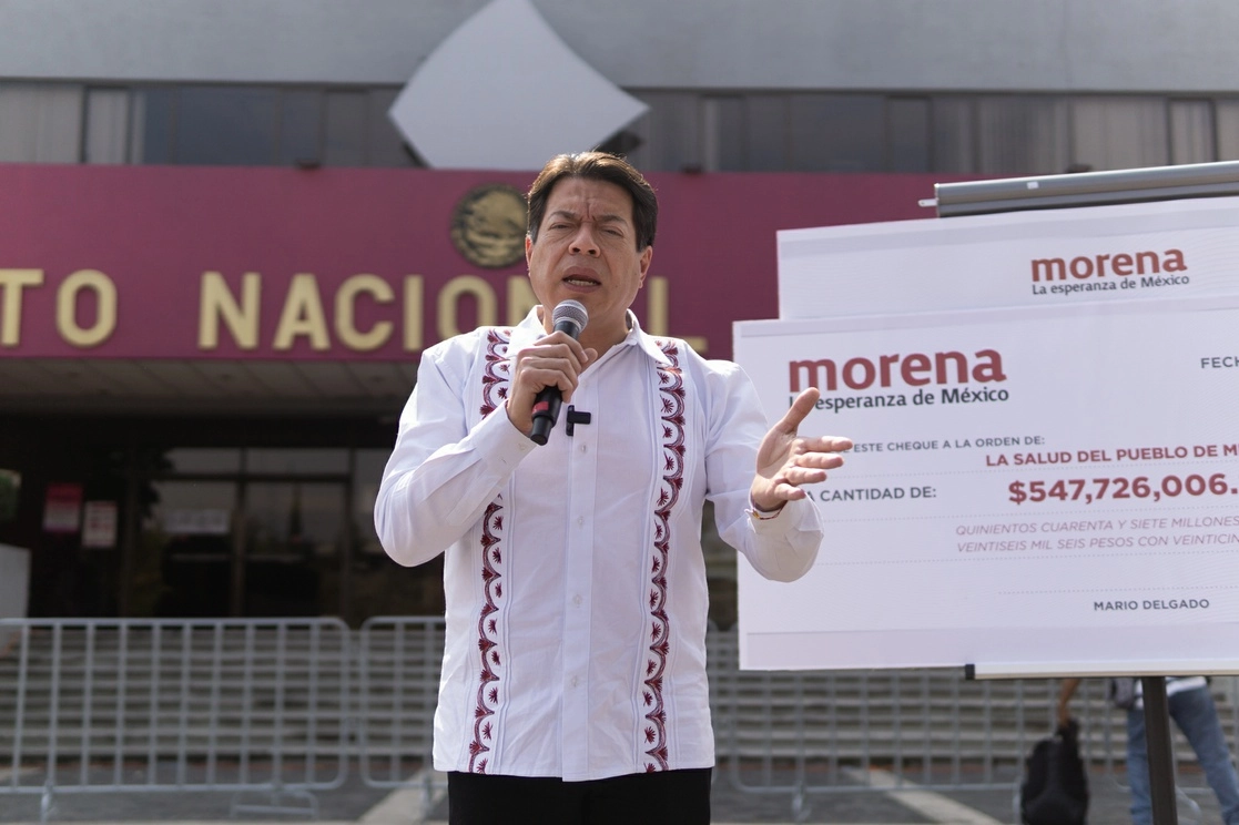 Mario Delgado, dirigente nacional de Morena. Foto Pablo Ramos