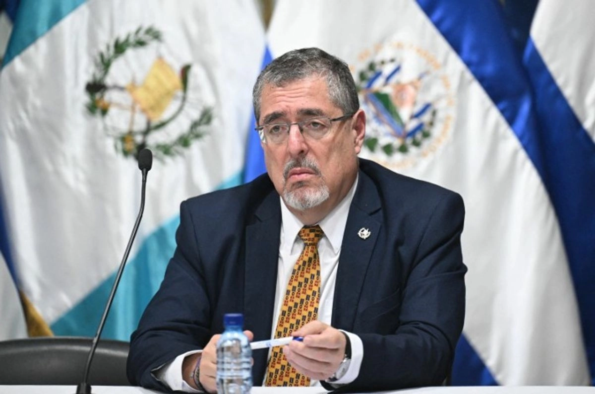 El presidente electo de Guatemala, Bernardo Arévalo en la sede del Tribunal Supremo Electoral en la Ciudad de Guatemala. 