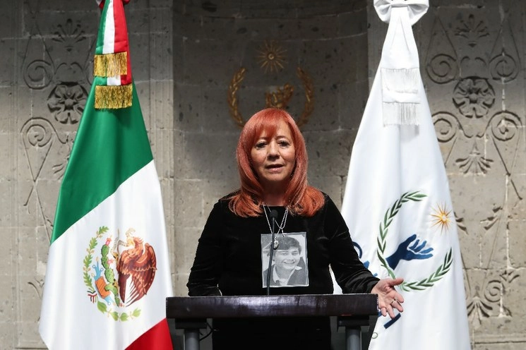La presidenta de la CNDH, Rosario Piedra Ibarra en imagen de archivo. Foto Luis Castillo 