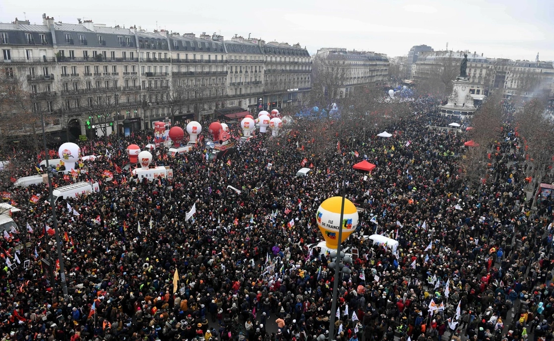 Protesta el pasado 19 de enero en París. Foto Afp