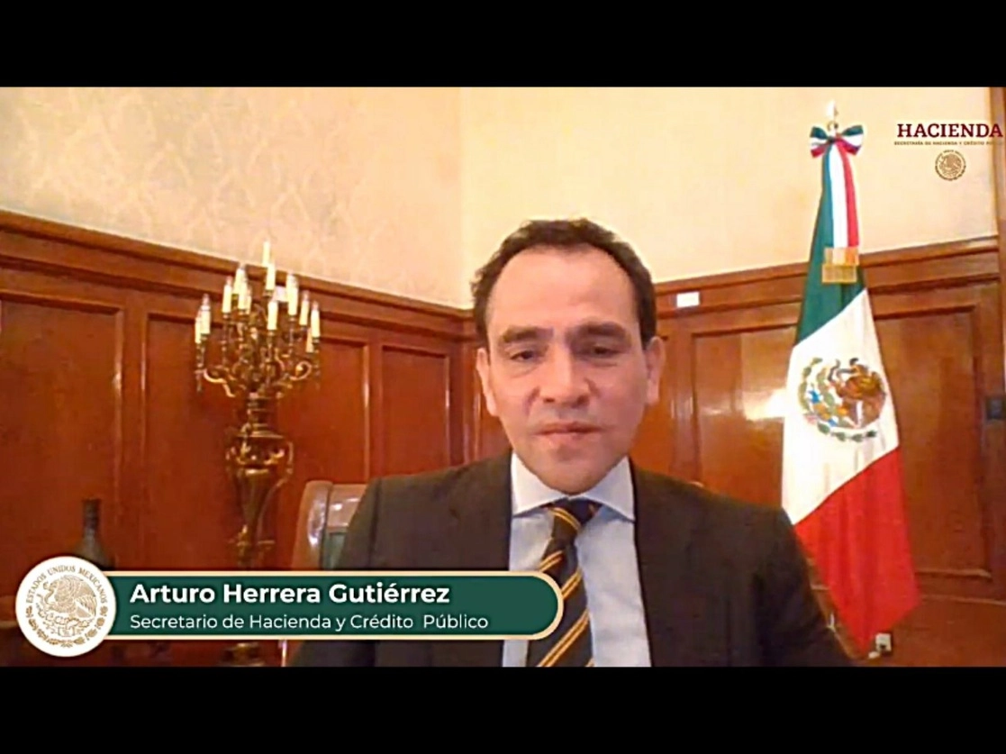 Autoridades del sistema financiero anunciaron nuevas medidas de apoyo para los clientes de la banca que se han visto afectados por la pandemia de Covid-19. Imagen tomada de la transmisión a través de @Hacienda_Mexico
