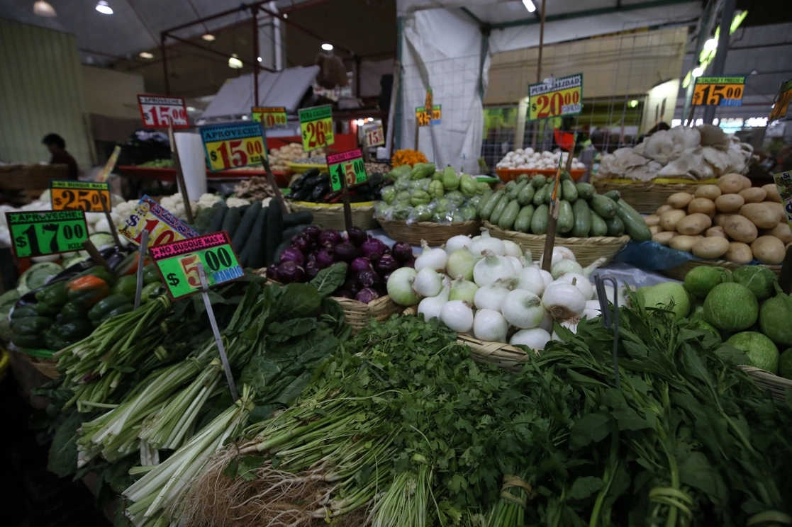 Mercado en la Ciudad de México. Foto Yazmín Ortega Cortés