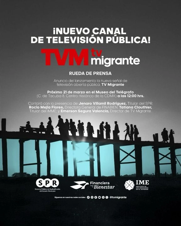 Anuncian el lanzamiento de un nuevo canal de televisión abierta, donde el público podrá disfrutar de la diversidad, la cultura y las tradiciones. Foto ‘La Jornada’