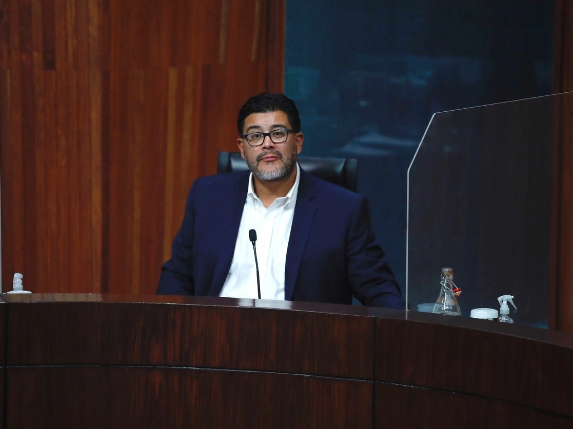El magistrado presidente de la Sala Superior del Tribunal Electoral del Poder Judicial de la Federación, Reyes Rodríguez Mondragón,  hizo un llamado a estar atentos a las decisiones que tomarán en los próximos días sobre las impugnaciones al "Plan B" y sus efectos en el INE. Foto Cristina Rodríguez / Archivo