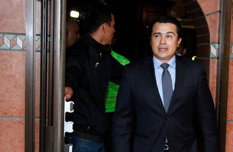 El ex diputado hondureño, Juan Antonio Hernández fue declarado culpable de narcotráfico por un jurado de EU. Foto Ap