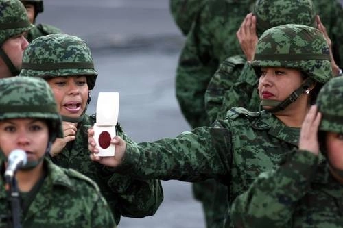 Efectivas del Ejército Mexicano en imagen de archivo. Foto José Antonio López