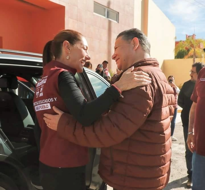 Se reúne Claudia Sheinbaum con militantes de coalición Sigamos haciendo historia en Hidalgo. Foto: Ricardo Montoya