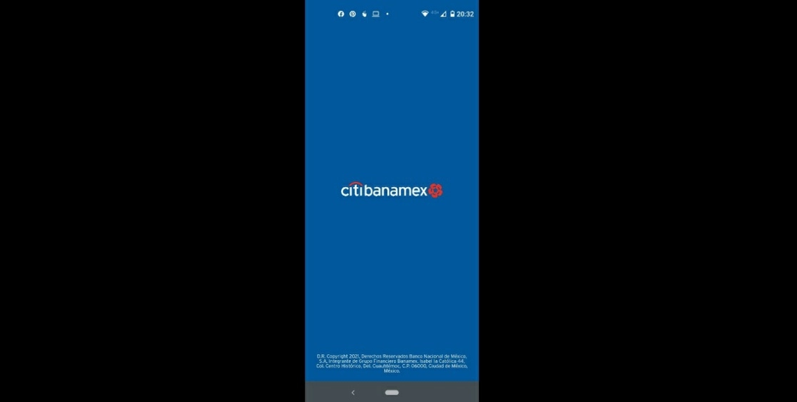 La aplicación no permite acceder ni realizar operaciones