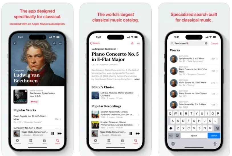 Con Apple Music Classical el usuario tendrá a su disposición un motor de búsqueda "por compositor, obra, director de orquesta o incluso número de catálogo", indica. Foto Europa Press