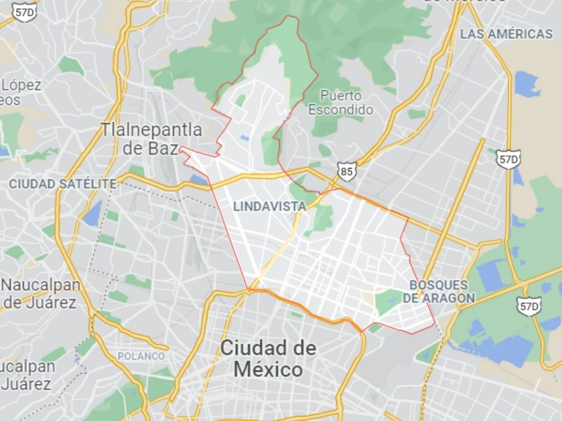 La detención se realizó en calles de la alcaldía Gustavo A. Madero, en la Ciudad de México. Imagen tomada de Google Maps

