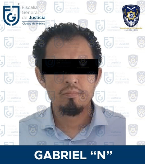 El hombre fue localizado y aprehendido por detectives de investigación en avenida Revolución, colonia San Pedro de los Pinos, en Benito Juárez. Foto FGJCDMX